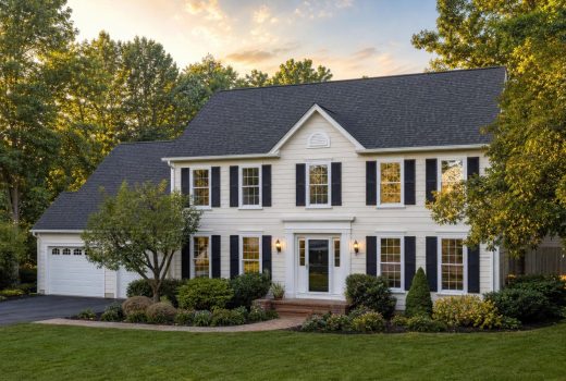 Northern Virginia home showing how long architectural shingles last when properly installed