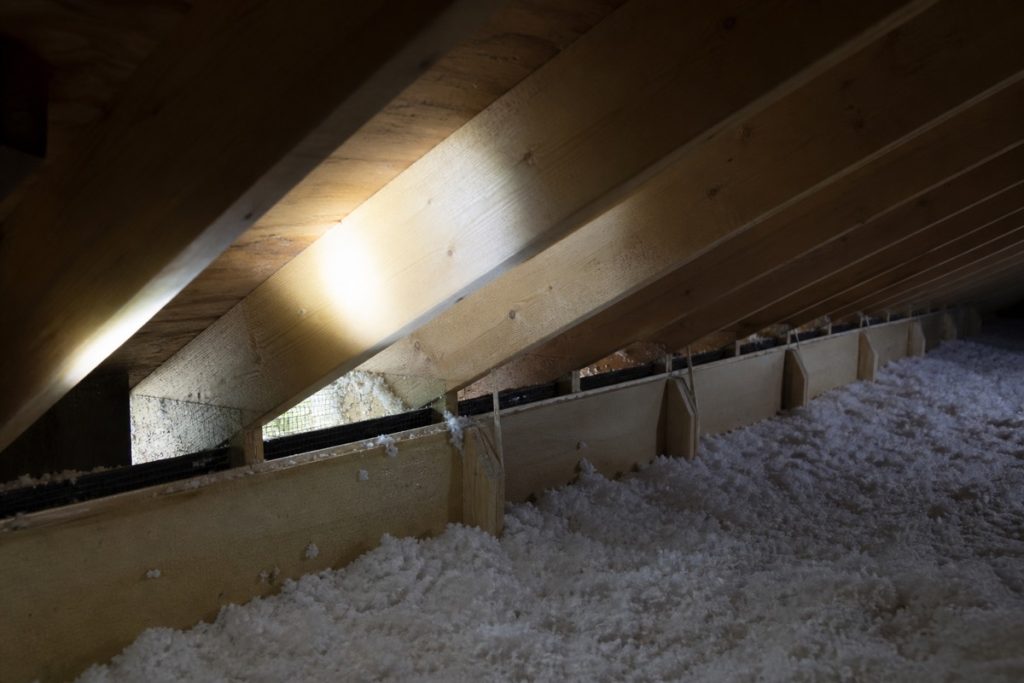 Attic ventilation with soffit vents and baffles that extend shingle lifespan