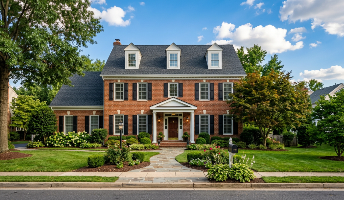 roofing company Alexandria VA residential home with new roof