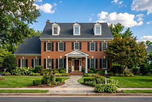 roofing company Alexandria VA residential home with new roof