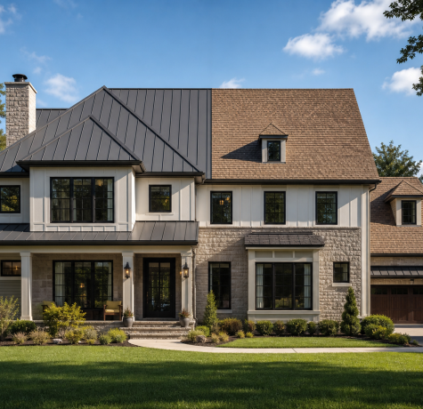 Metal roof vs shingles comparison on a Northern Virginia home